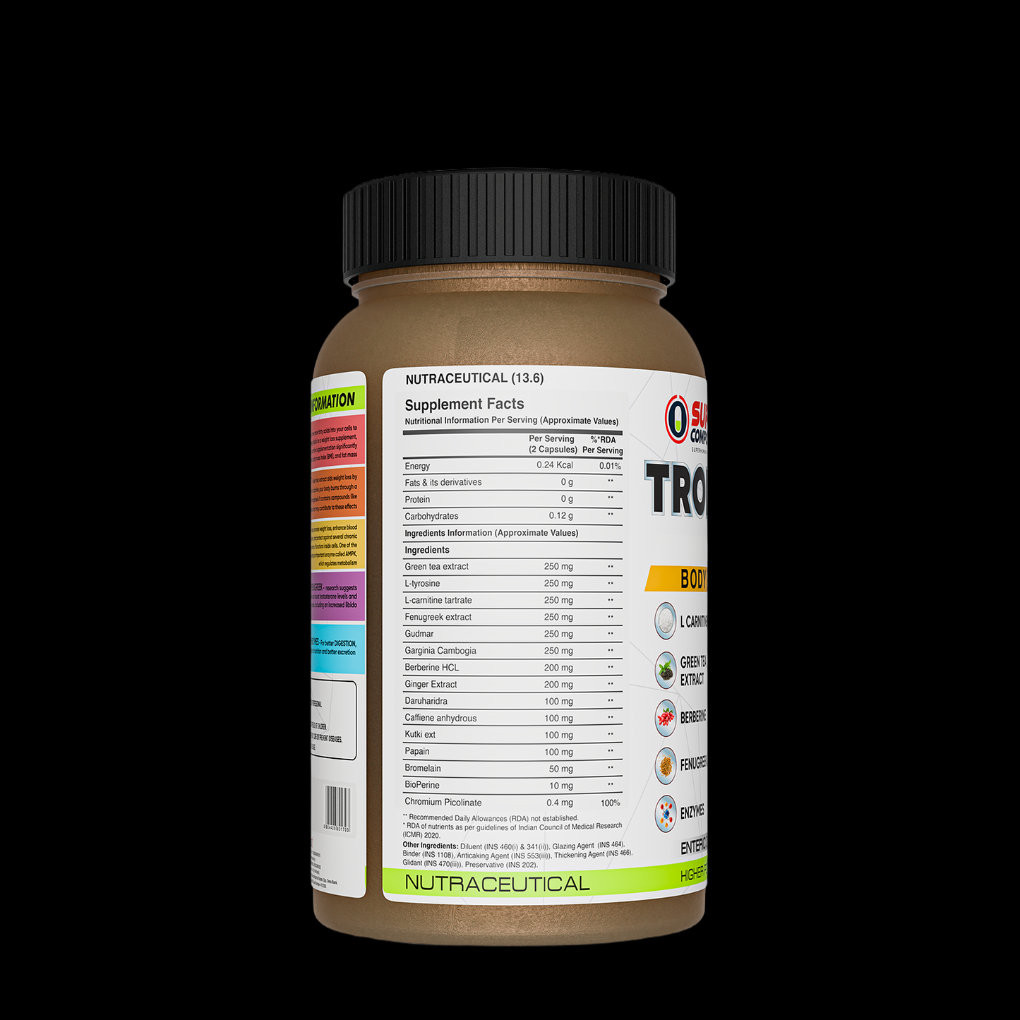 trophy body fat burner & body recomposition - strong nation supps