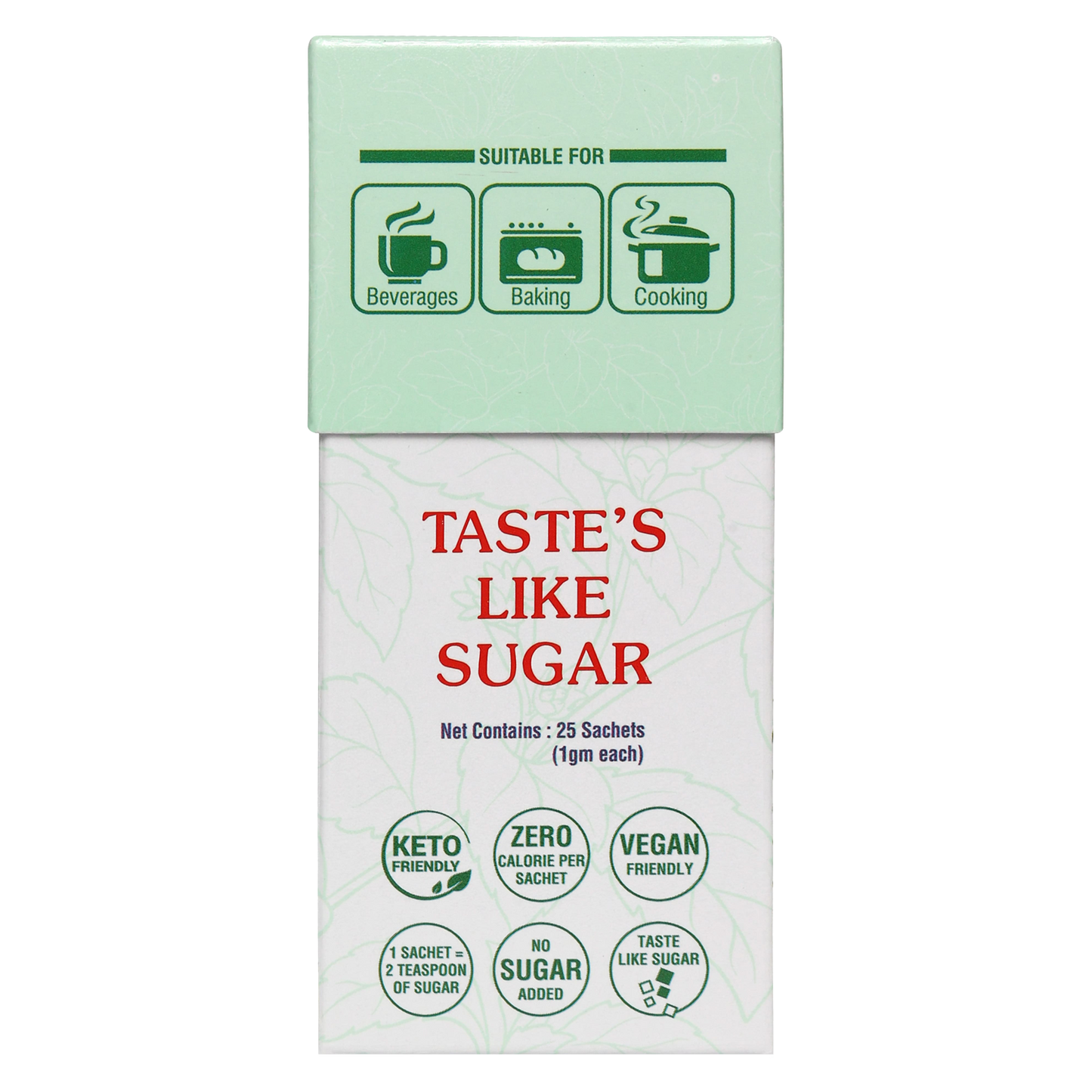 stevia powder 25 sachets box - strong nation supps