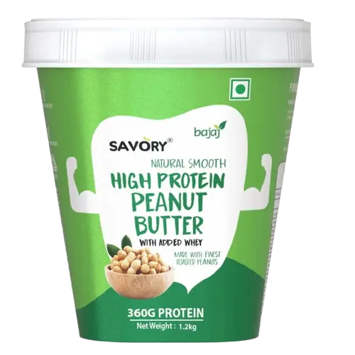 Savory Natural Smooth High Protein Peanut Butter - Strong Nation Supps