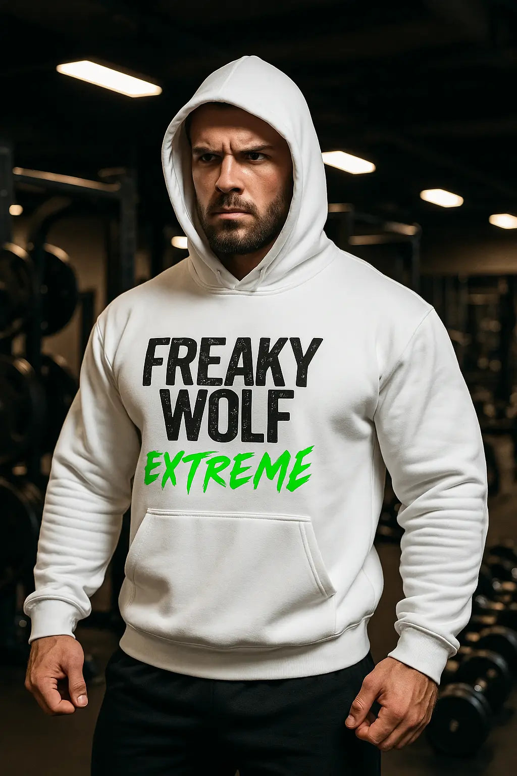 FREAKY WOLF EXTREME HOODIE - Strong Nation Supps