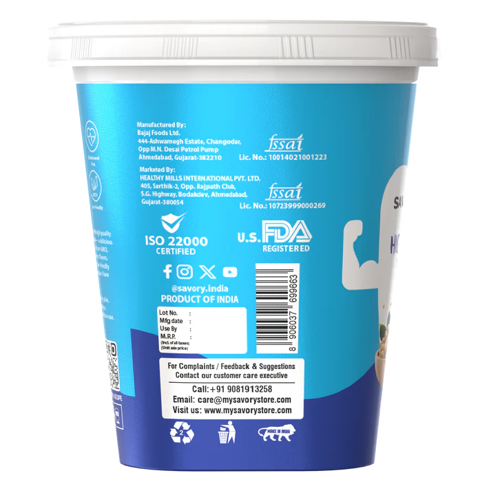 Savory Original Crunchy High Protein Peanut Butter - Strong Nation Supps