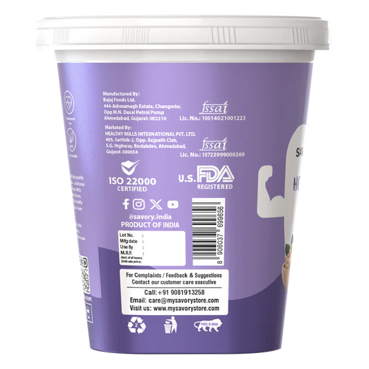 Savory Original Smooth High Protein Peanut Butter - Strong Nation Supps