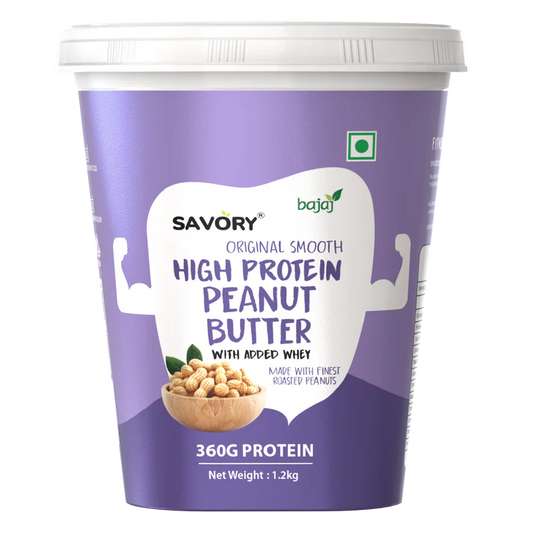 Savory Original Smooth High Protein Peanut Butter - Strong Nation Supps