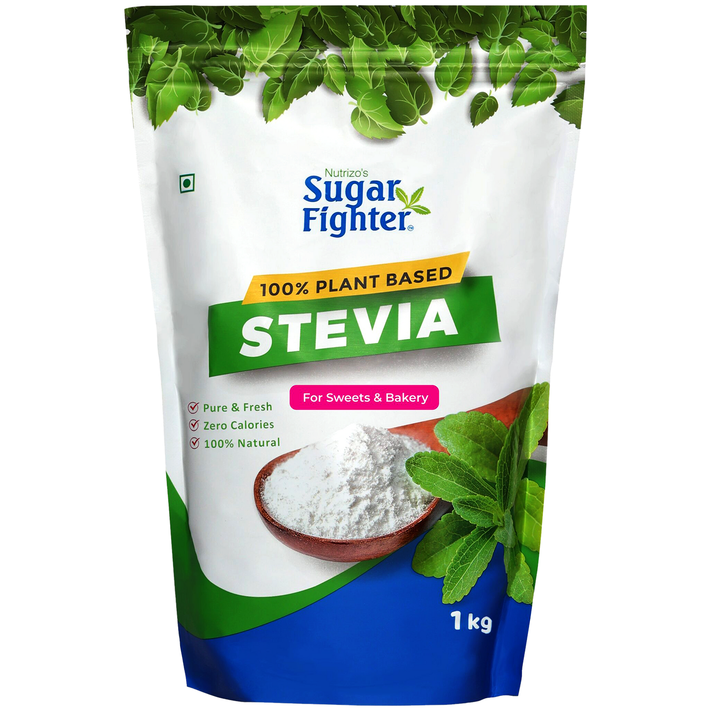 Stevia Powder 1 Kg for Sweets & Bakery - Strong Nation Supps