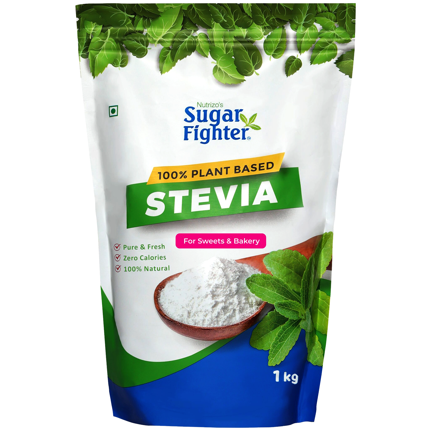 Stevia Powder 1 Kg for Sweets & Bakery - Strong Nation Supps