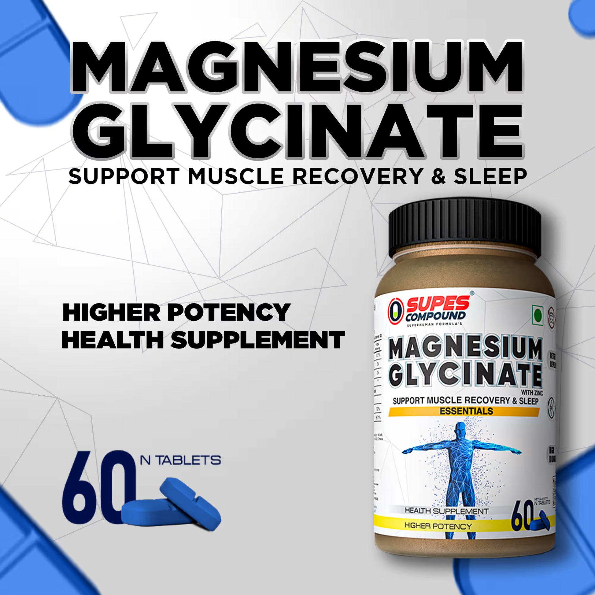 MAGNESIUM GLYCINATE - Strong Nation Supps