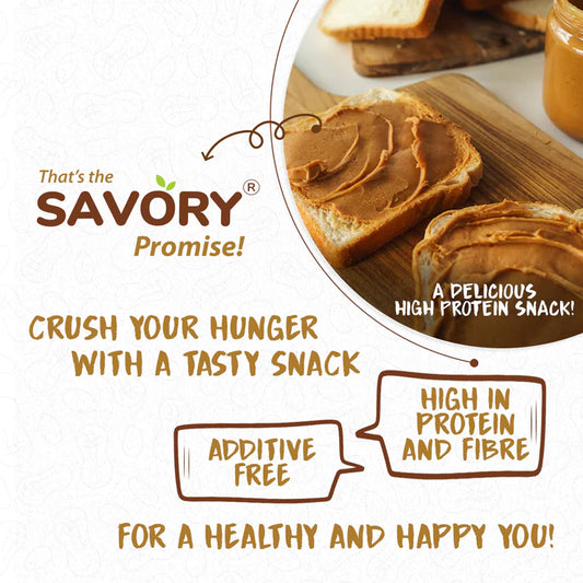 Savory Chocolate Crispy High Protein Peanut Butter - Strong Nation Supps