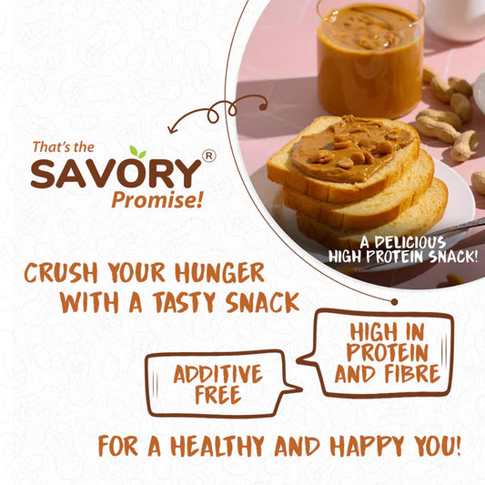 Savory Chocolate Smooth High Protein Peanut Butter - Strong Nation Supps