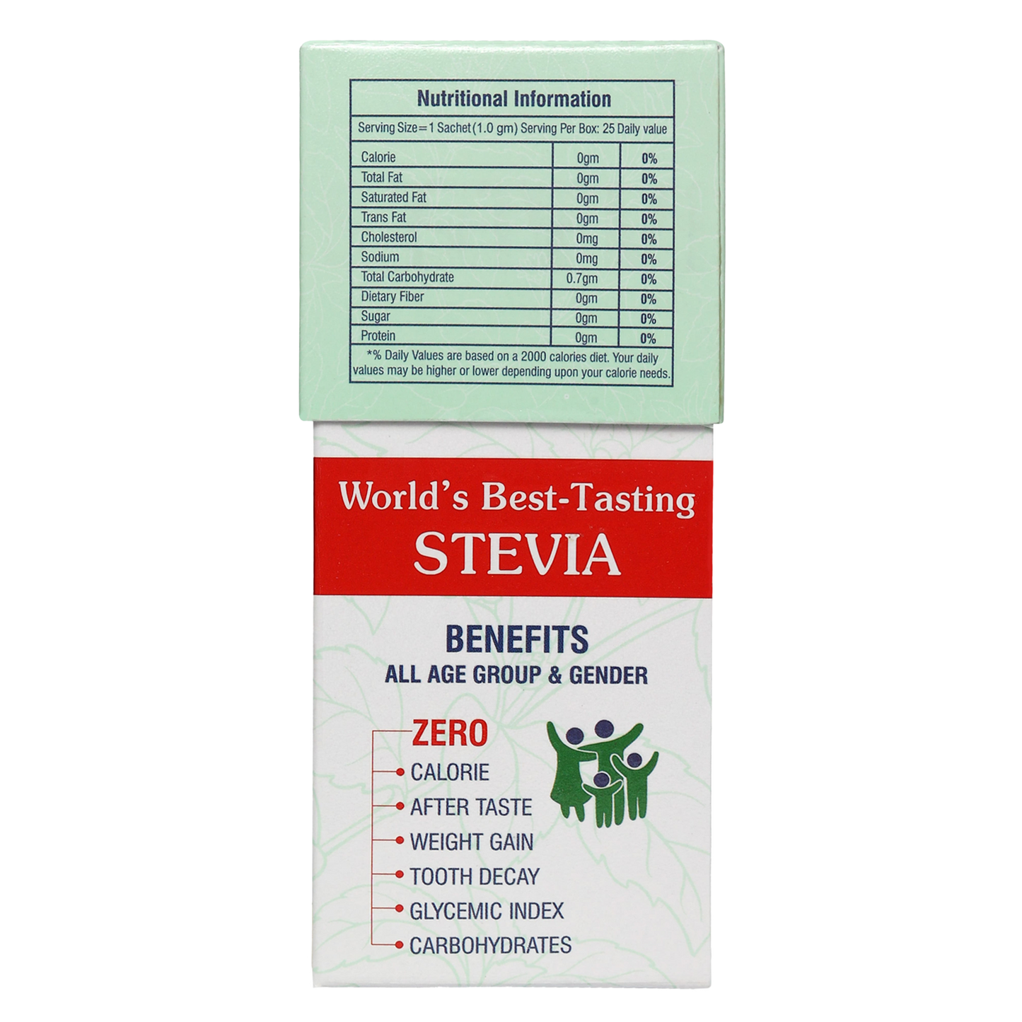 Stevia Powder 25 Sachets Box - Strong Nation Supps