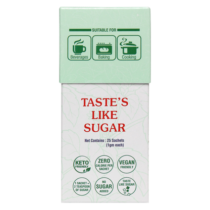 Stevia Powder 25 Sachets Box - Strong Nation Supps