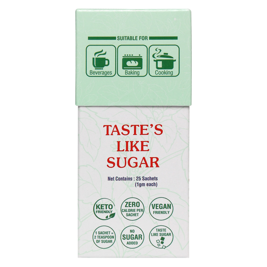 Stevia Powder 25 Sachets Box - Strong Nation Supps