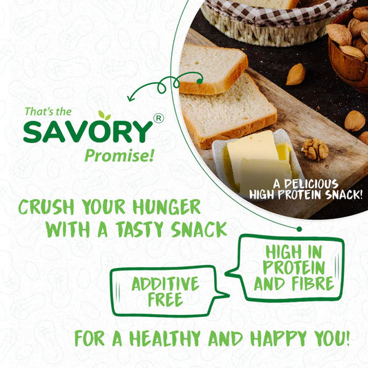 Savory Natural Smooth High Protein Peanut Butter - Strong Nation Supps