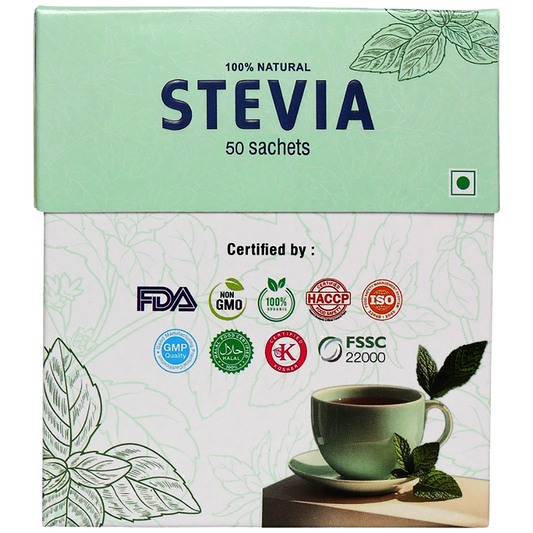 Stevia Powder 50 Sachets Box - Strong Nation Supps