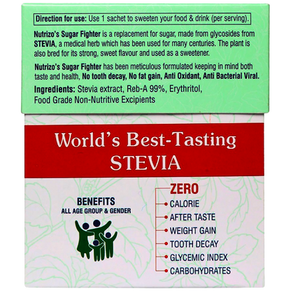 Stevia Powder 50 Sachets Box - Strong Nation Supps