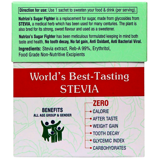 Stevia Powder 50 Sachets Box - Strong Nation Supps