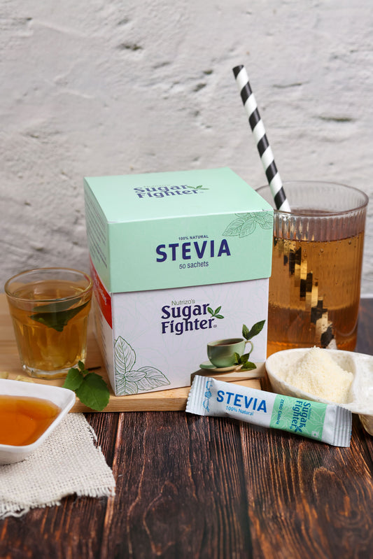 Stevia Powder 50 Sachets Box - Strong Nation Supps