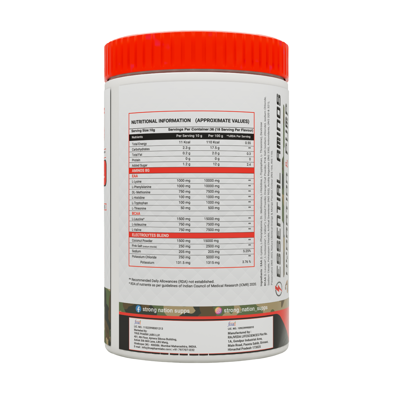 EAA+BCAA - Strong Nation Supps