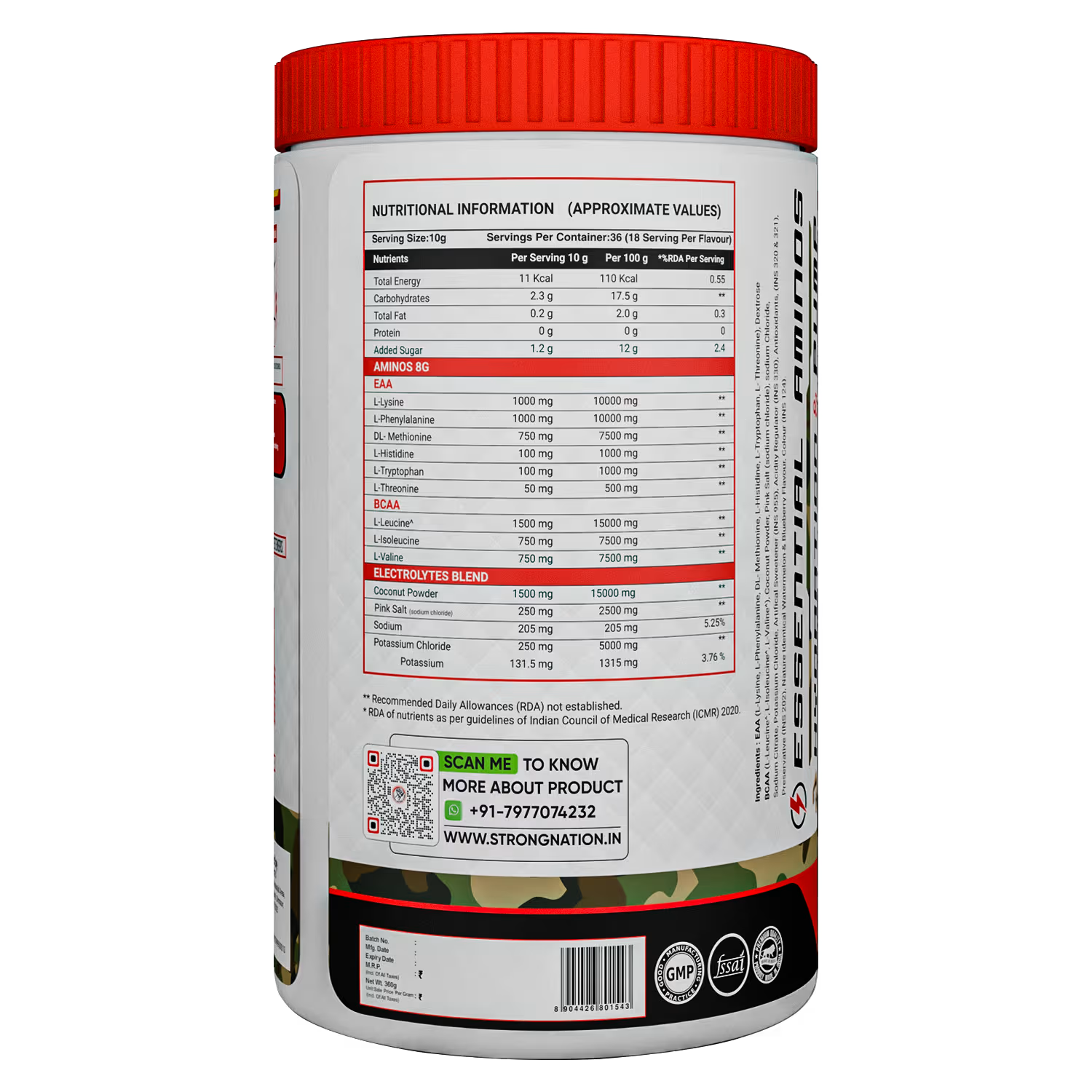 EAA + BCAA - Strong Nation Supps