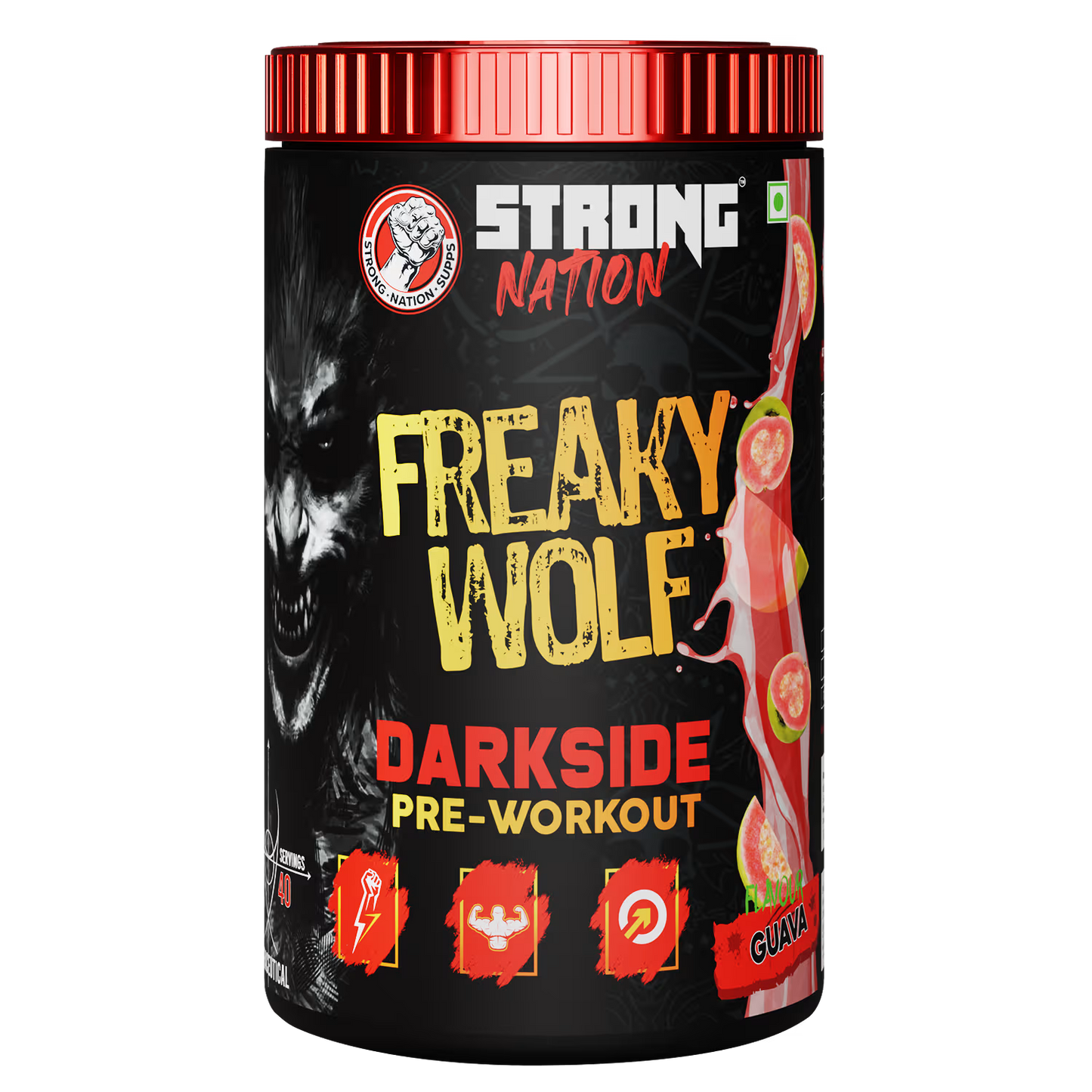 freaky wolf - darkside - strong nation supps