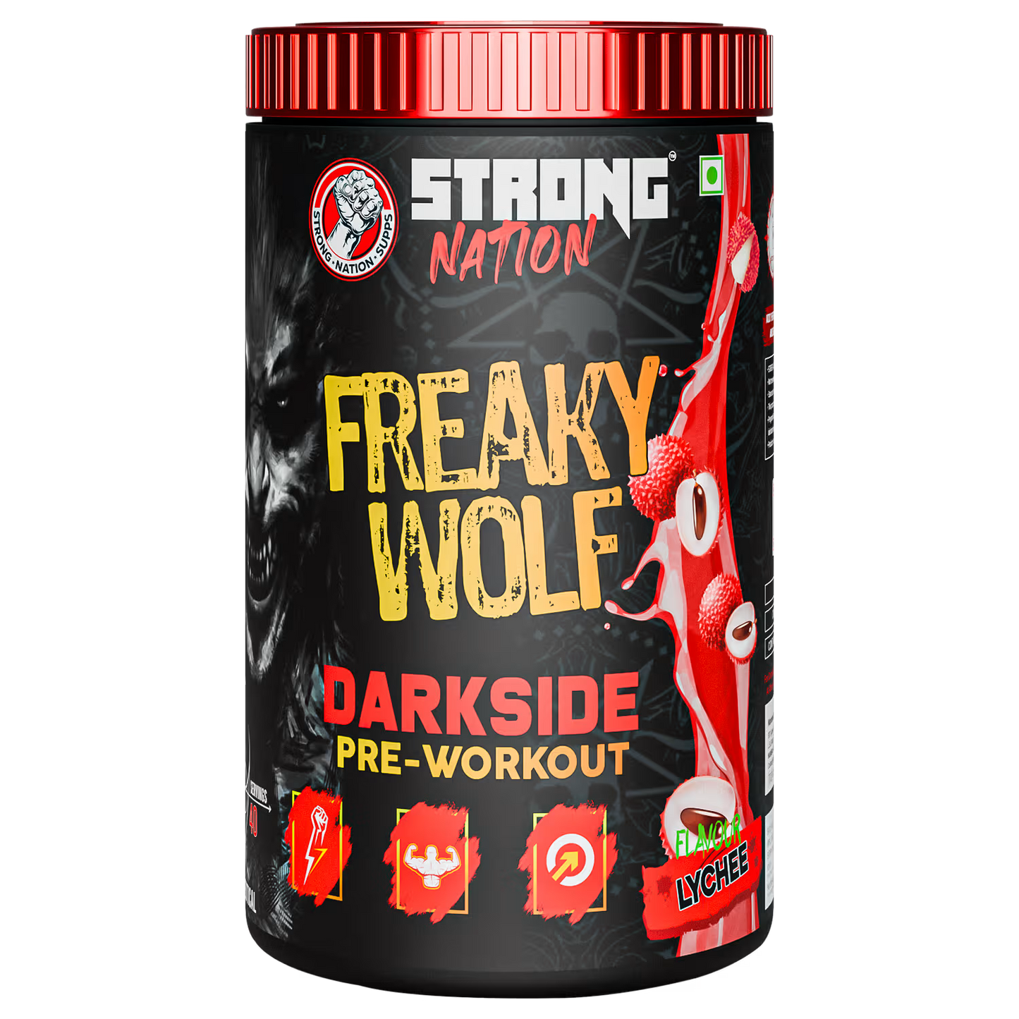 freaky wolf - darkside - strong nation supps