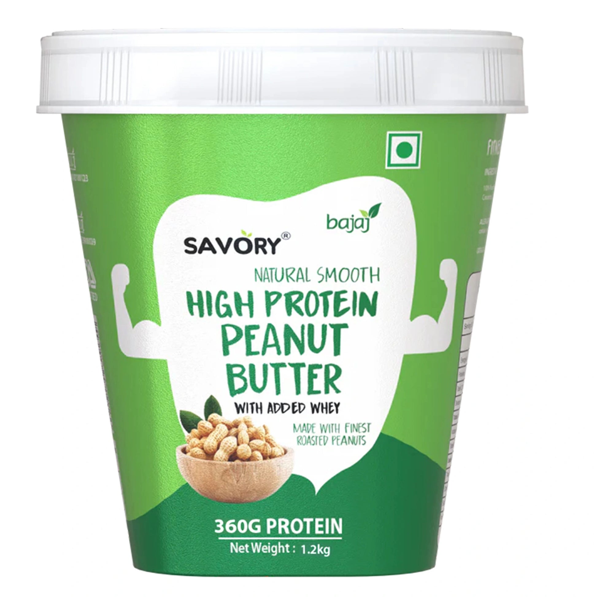 Savory Natural Smooth High Protein Peanut Butter - Strong Nation Supps