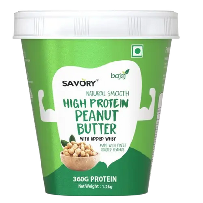 Savory Natural Smooth High Protein Peanut Butter - Strong Nation Supps