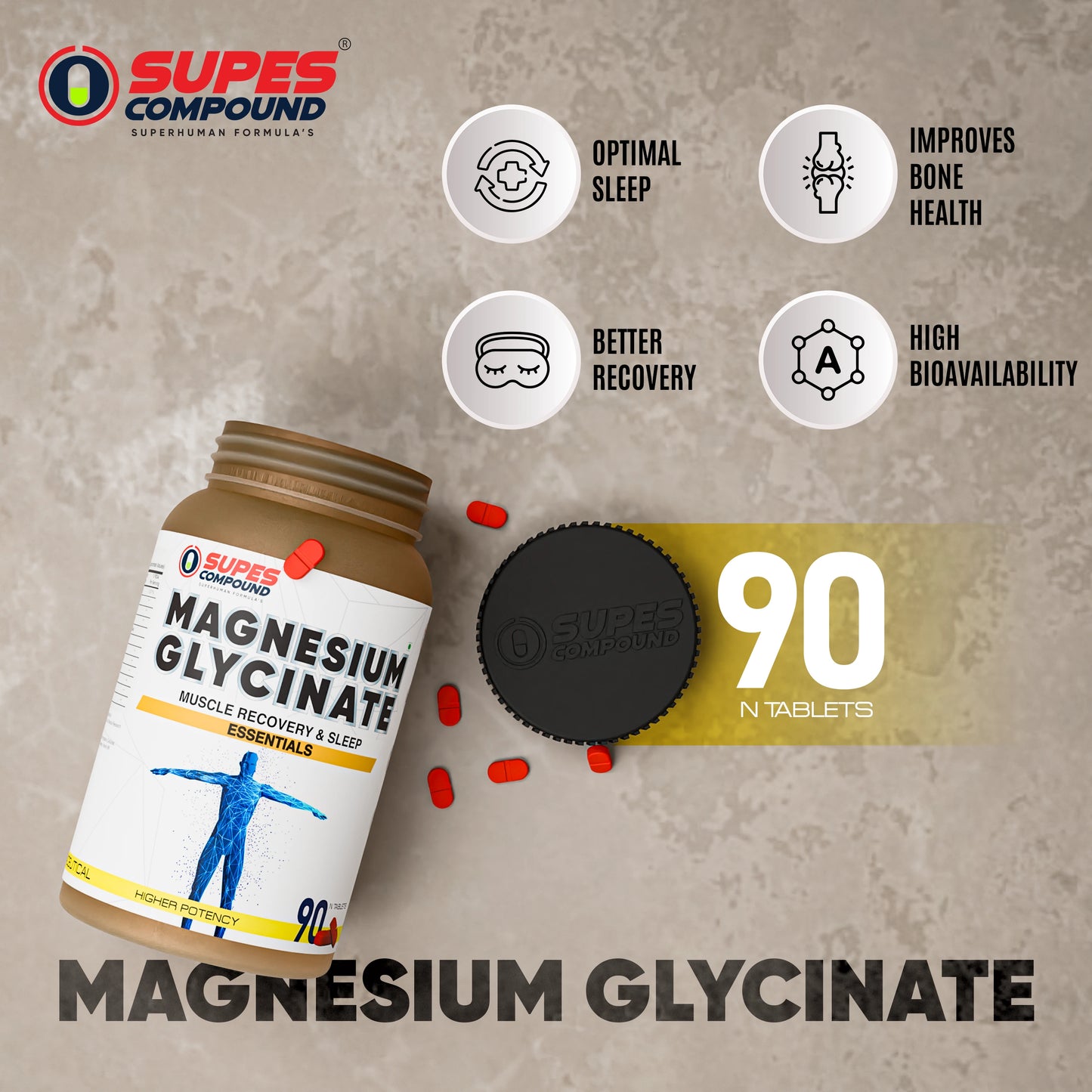 MAGNESIUM GLYCINATE - Strong Nation Supps