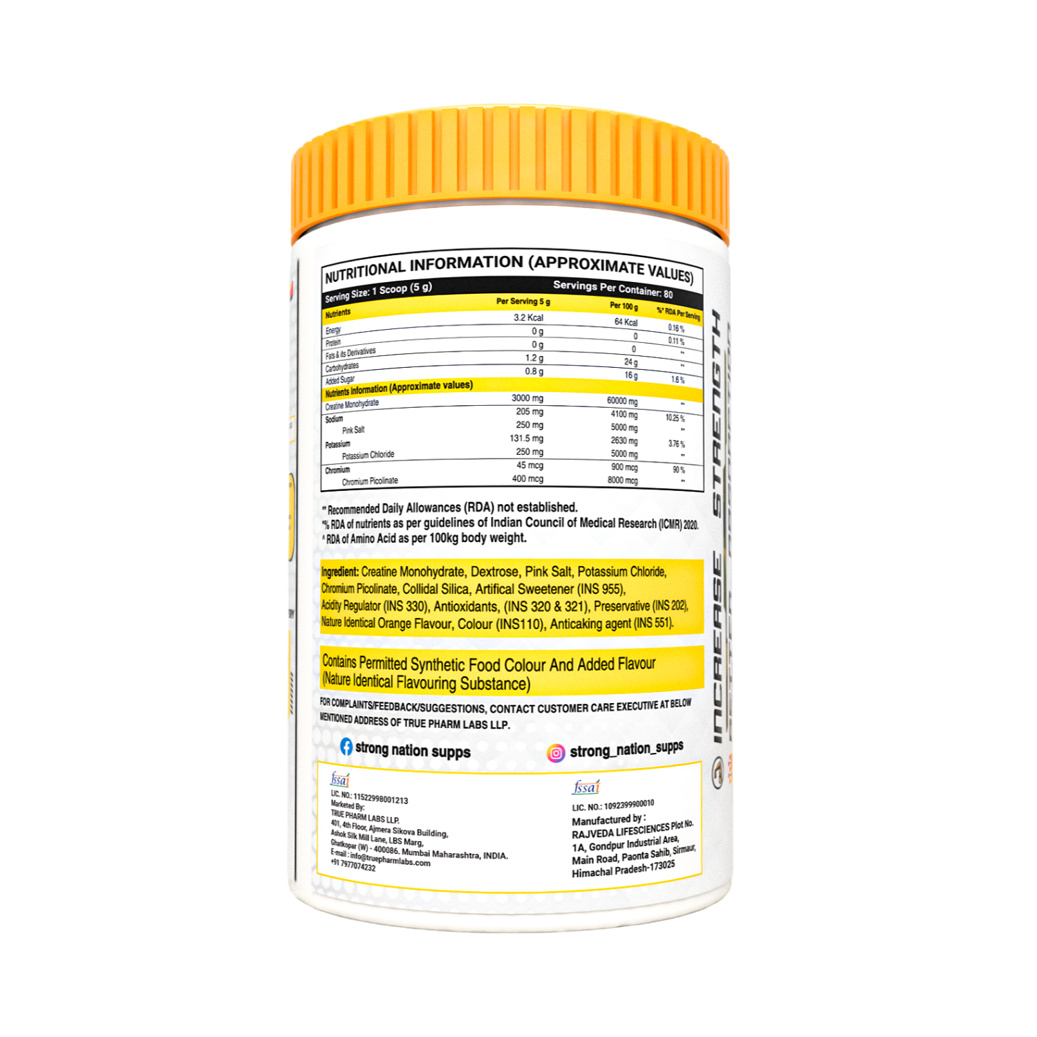 PHOSPHATE CREATINE - Strong Nation Supps