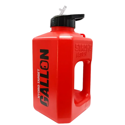 “2.2 litre Hydro Target Gallon water bottle for gym hydration – BPA free, leak proof and heavy duty design”