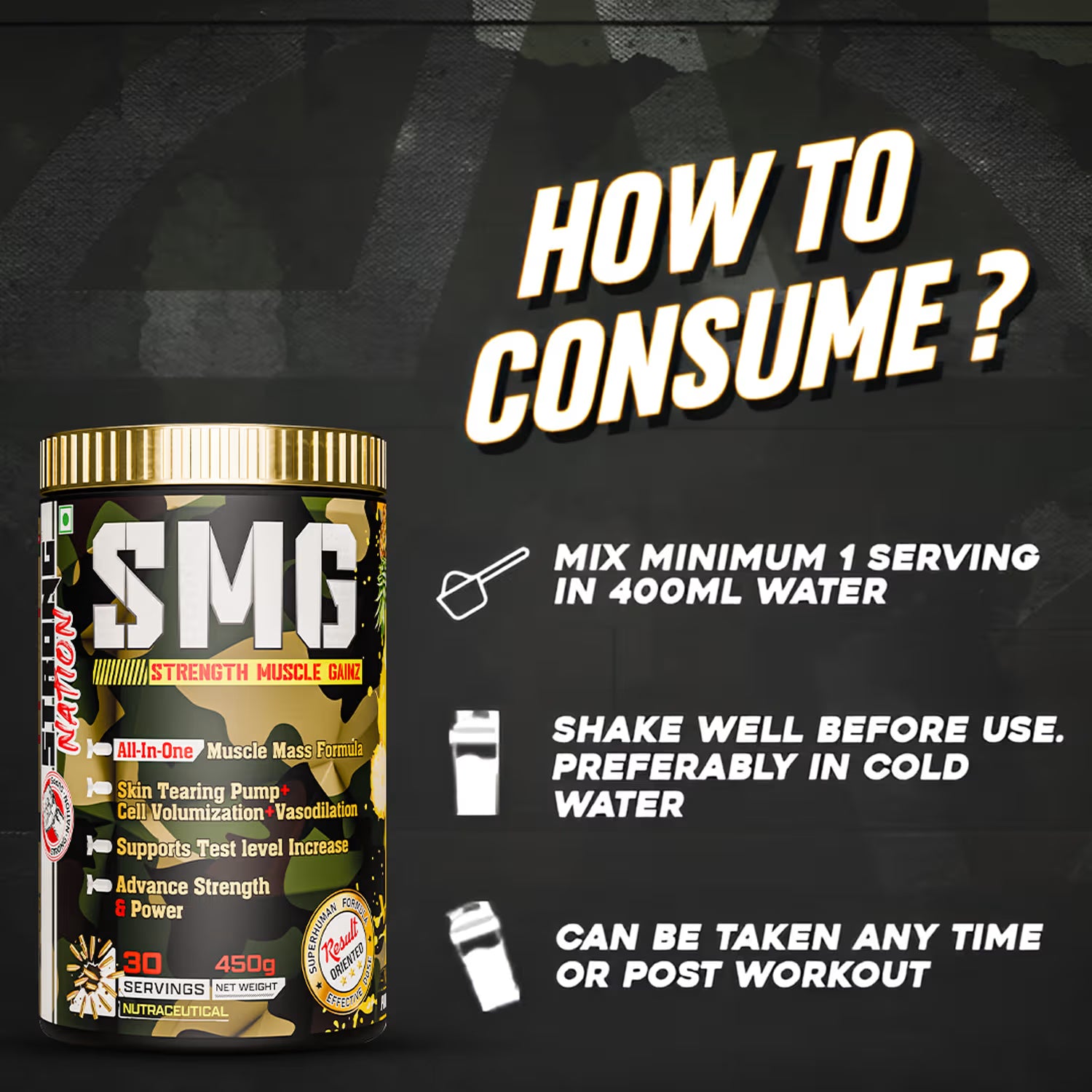 STRENGTH MUSCLE GAINZ - Strong Nation Supps