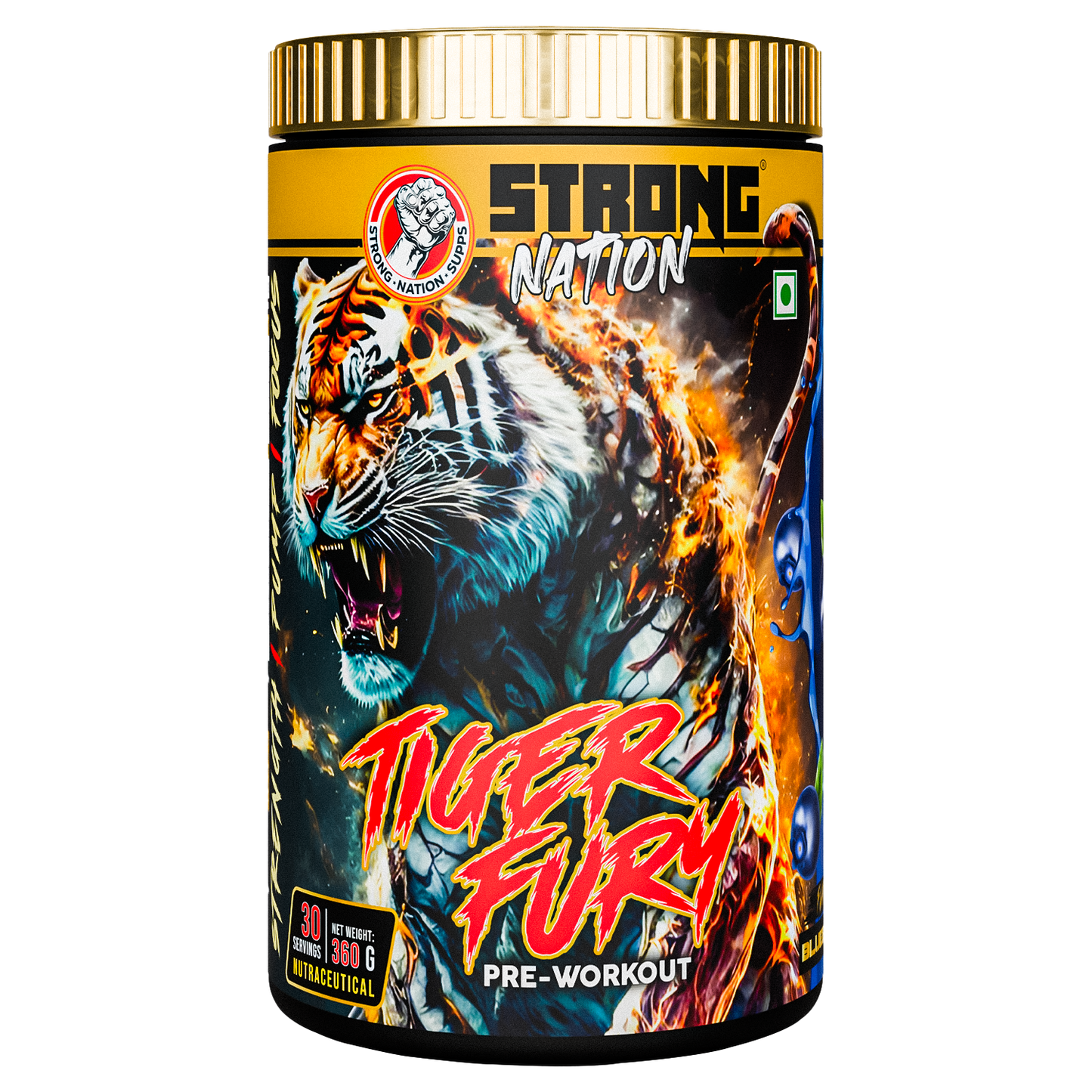 टाइगर फ्यूरी प्री-वर्कआउट 