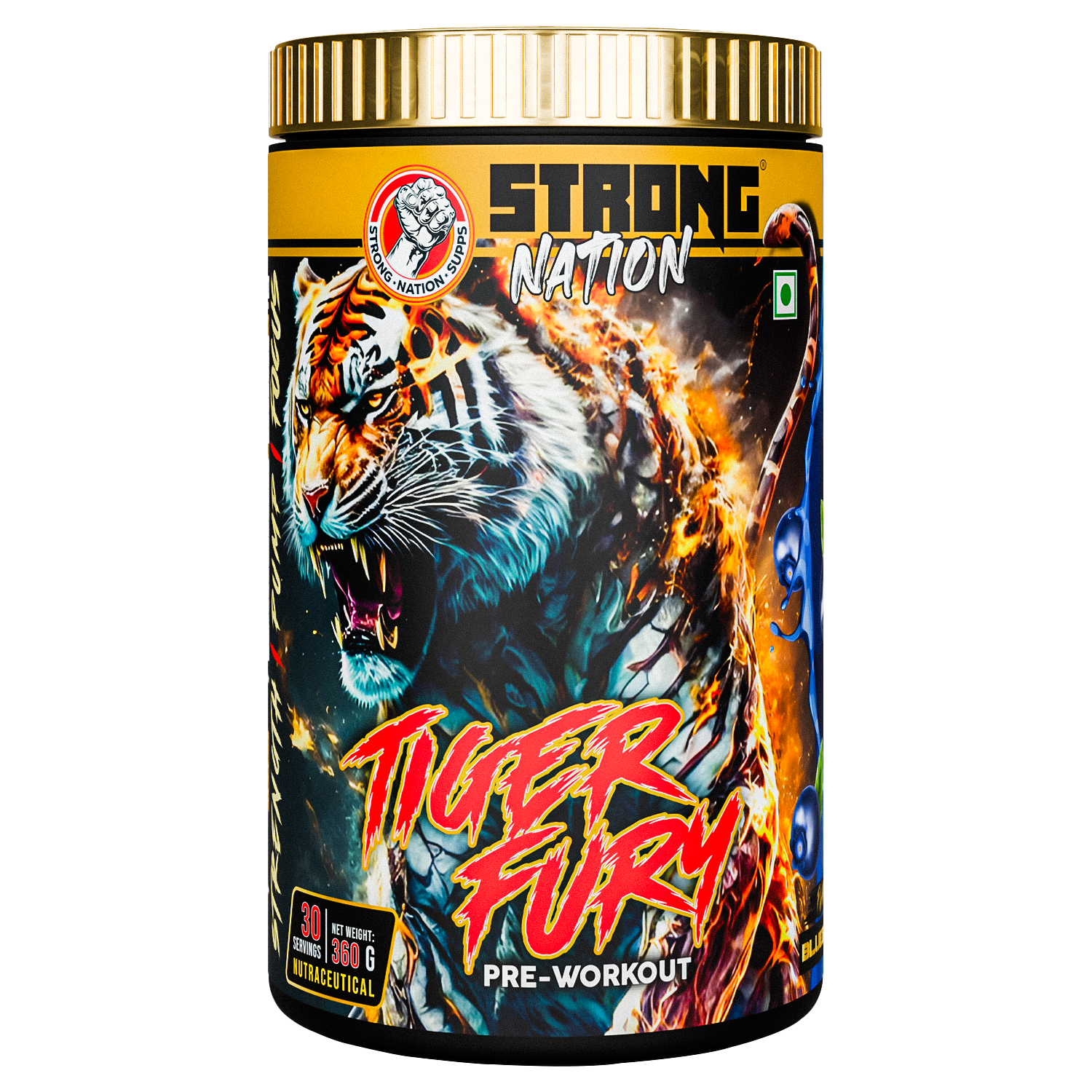 टाइगर फ्यूरी प्री-वर्कआउट 