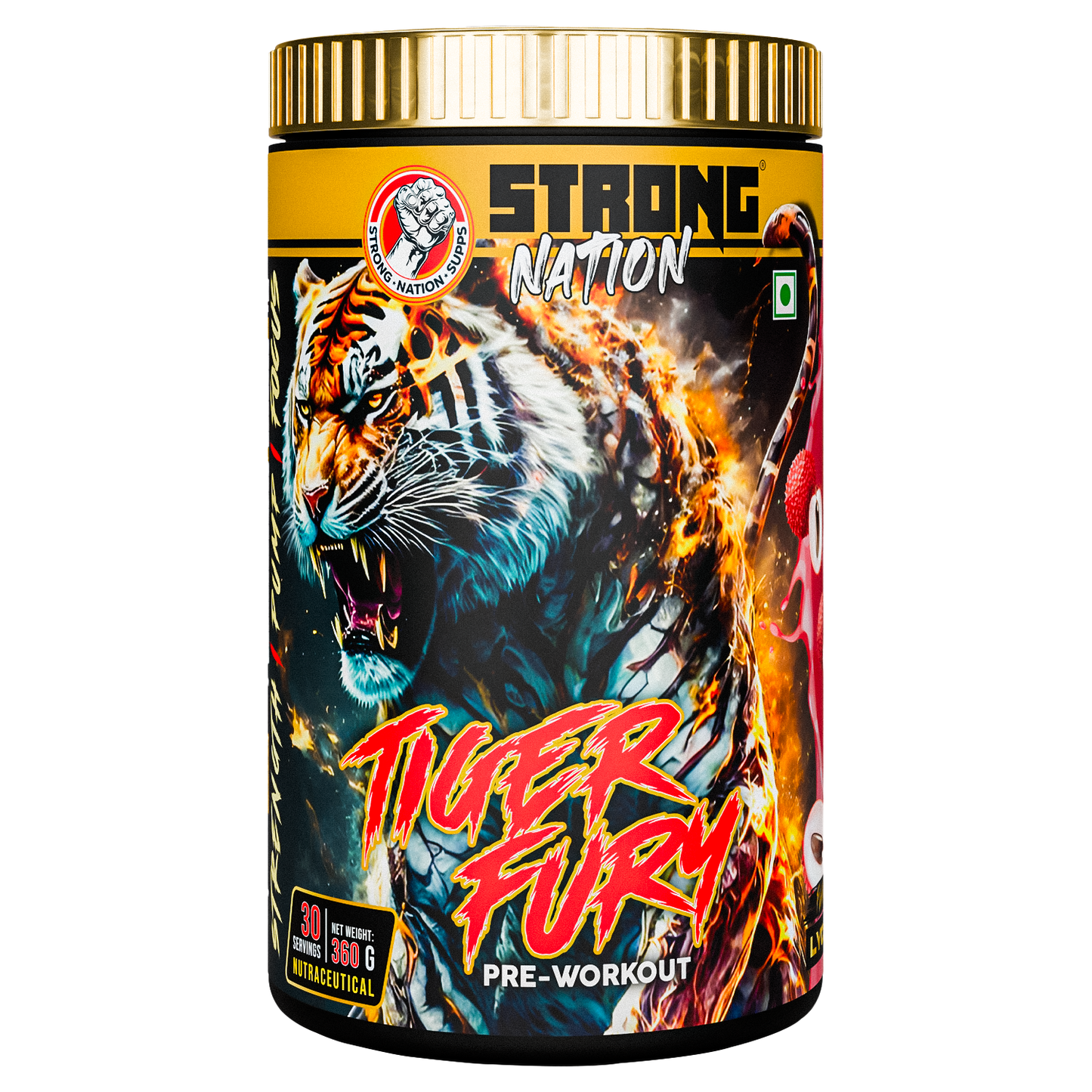 टाइगर फ्यूरी प्री-वर्कआउट 