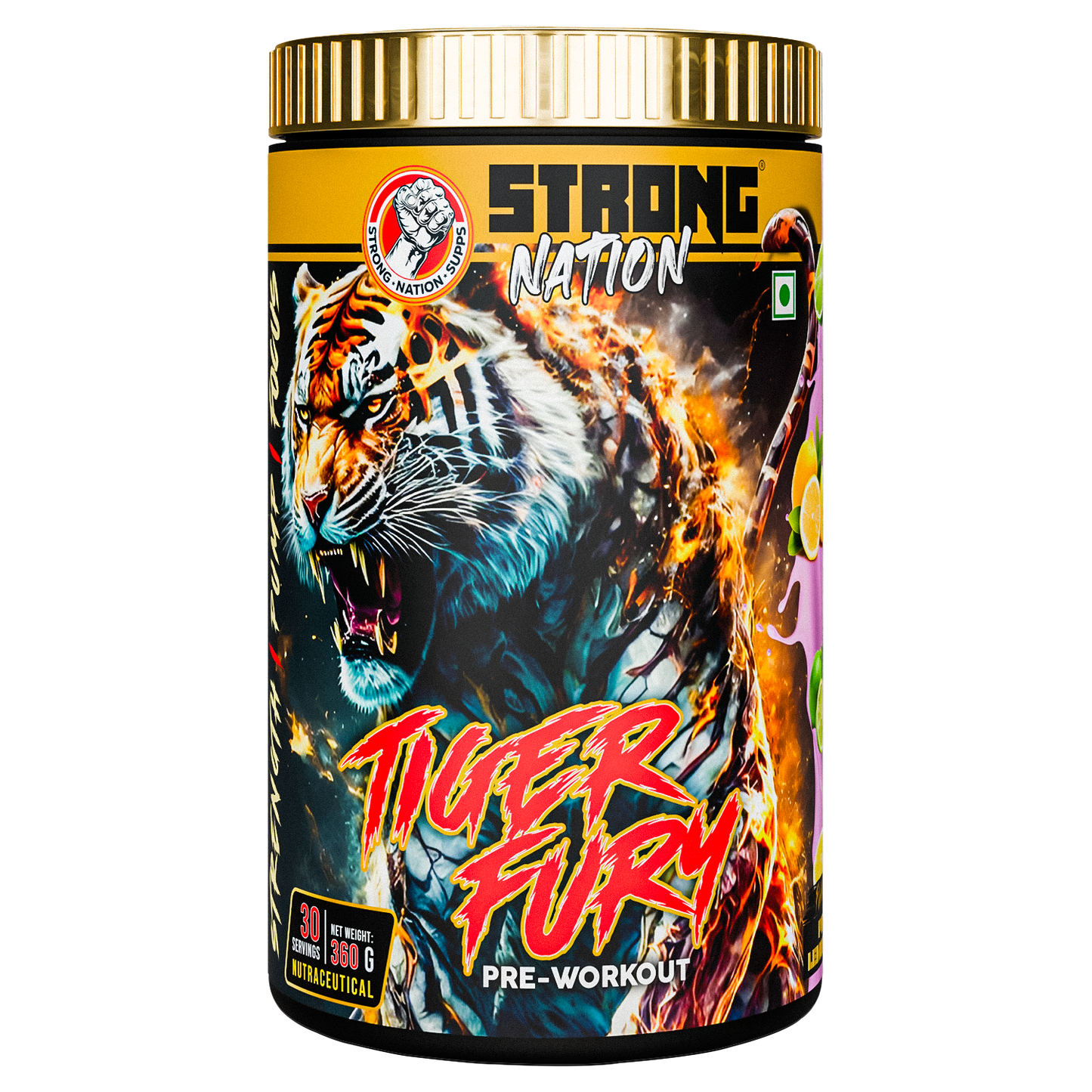 टाइगर फ्यूरी प्री-वर्कआउट 