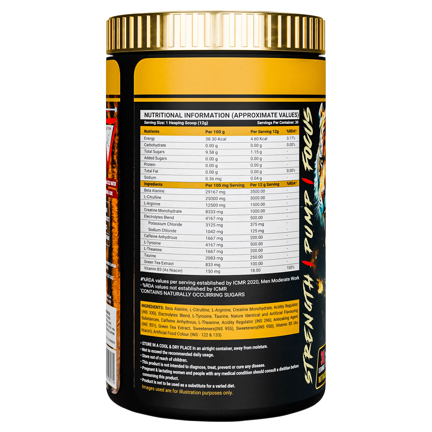 TIGER FURY - Strong Nation Supps