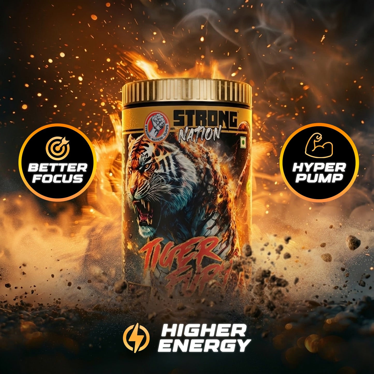 tiger fury pre - strong nation supps