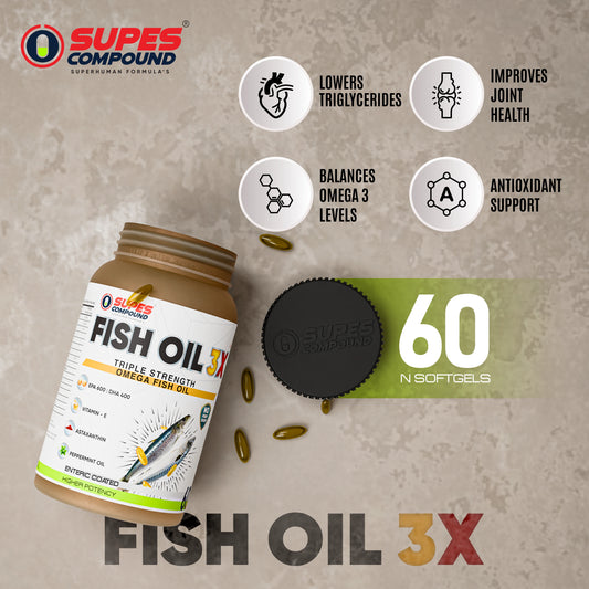 FISH OIL 3X - Strong Nation Supps