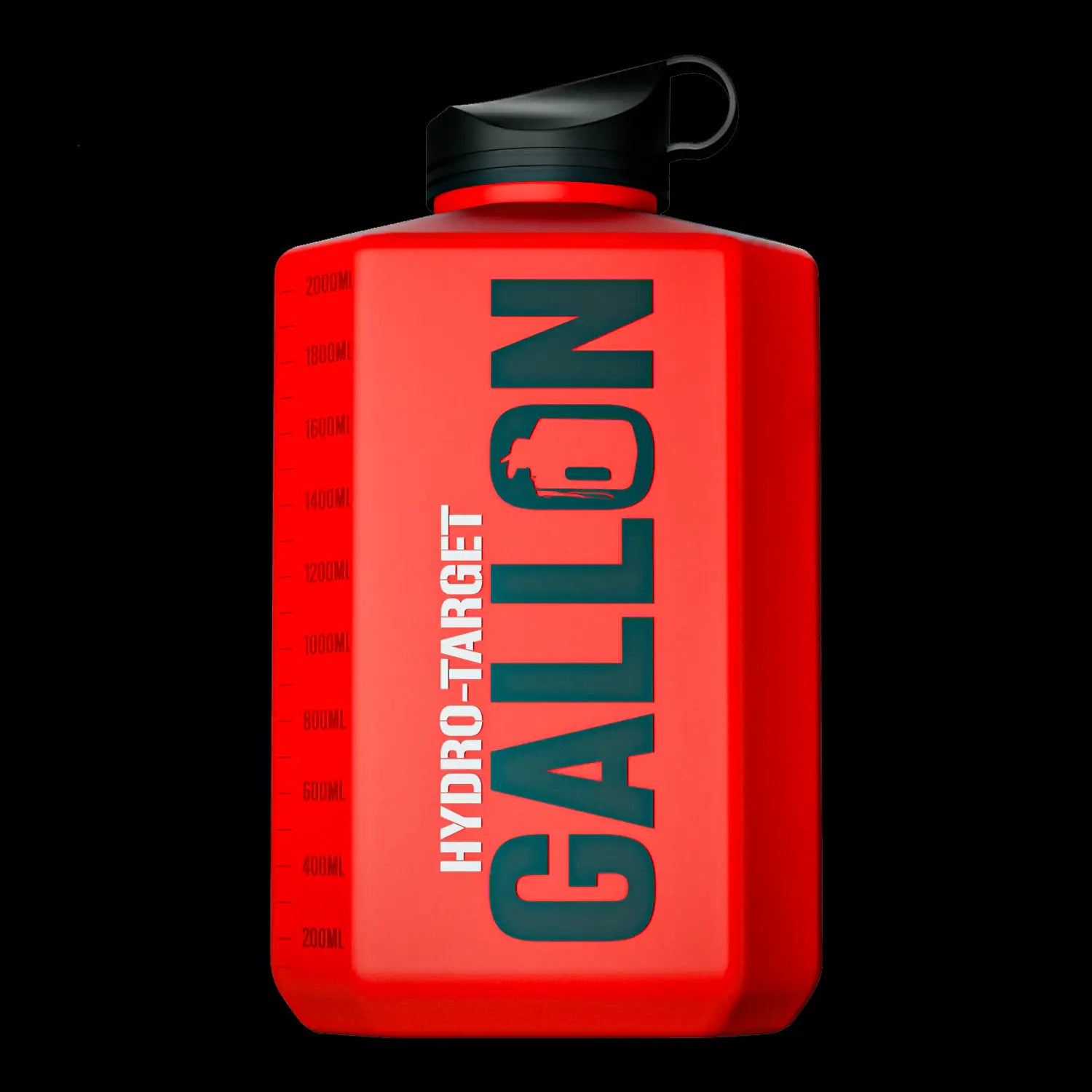 “2.2 litre Hydro Target Gallon water bottle for gym hydration – BPA free, leak proof and heavy duty design”