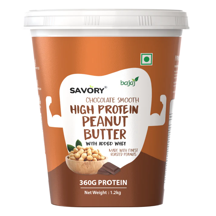 Savory Chocolate Smooth High Protein Peanut Butter - Strong Nation Supps