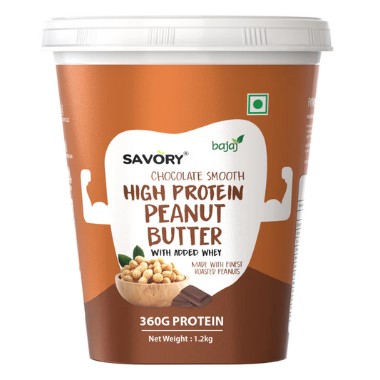 Savory Chocolate Smooth High Protein Peanut Butter - Strong Nation Supps