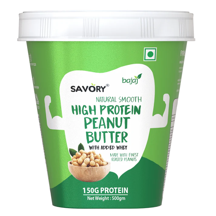 Savory Natural Smooth High Protein Peanut Butter - Strong Nation Supps