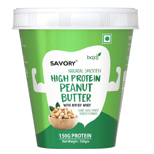 Savory Natural Smooth High Protein Peanut Butter - Strong Nation Supps