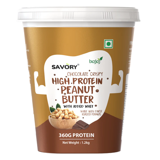 Savory Chocolate Crispy High Protein Peanut Butter - Strong Nation Supps