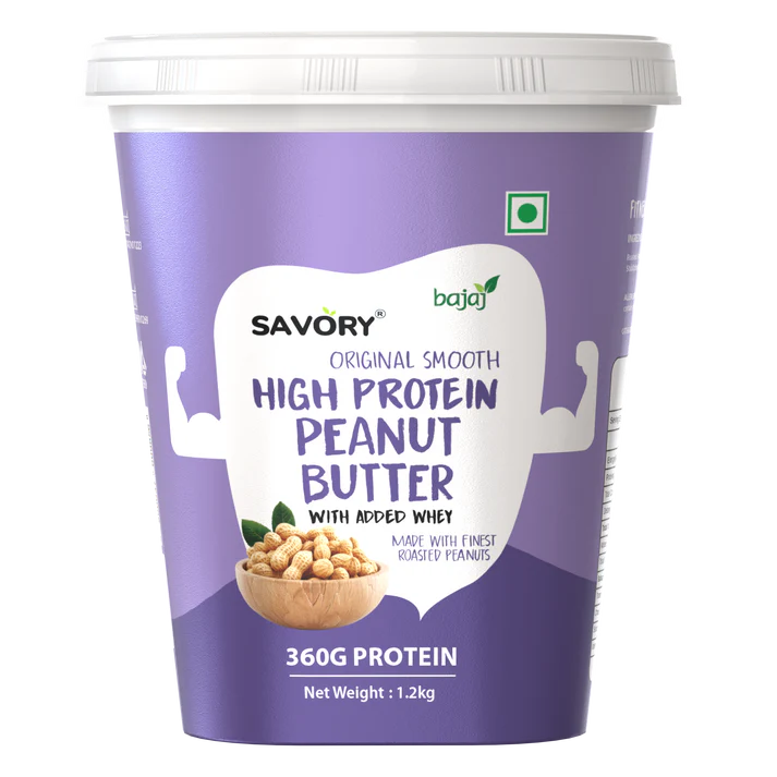 Savory Original Smooth High Protein Peanut Butter - Strong Nation Supps