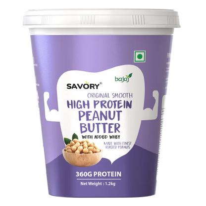 Savory Original Smooth High Protein Peanut Butter - Strong Nation Supps