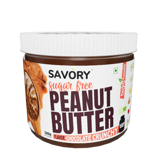 Savory Chocolate Crunchy High Protein Peanut Butter