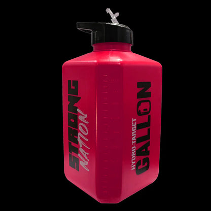 “2.2 litre Hydro Target Gallon water bottle for gym hydration – BPA free, leak proof and heavy duty design”